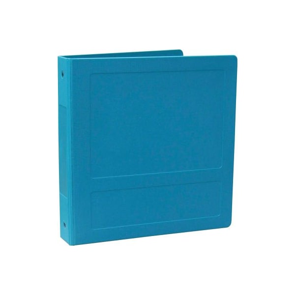 Omnimed Omnimed 2-1/2" Antimicrobial Binder, 3-Ring, Side Open, Holds 450 Sheets, Aqua 205120-AQ - main